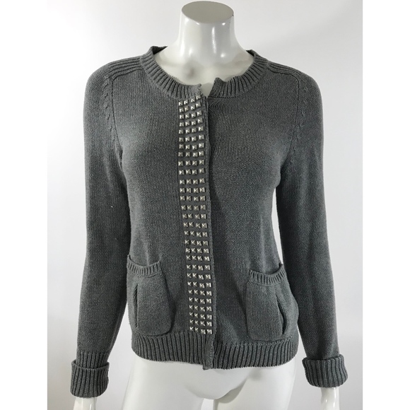 J. Crew Sweaters - J Crew Womens Cotton Studded Cardigan Sweater